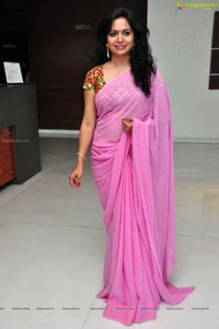 Singer Sunitha in Saree