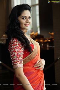 Sree Mukhi in Saree