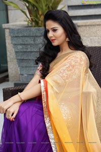 Sree Mukhi in Saree