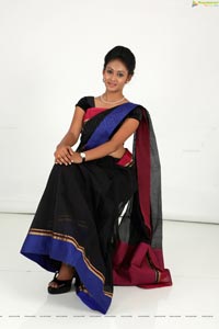 Hamsitha Black Saree