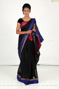 Hamsitha Black Saree