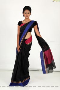 Hamsitha Black Saree