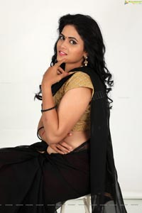 Swarna Jyothi Black Saree