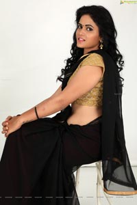 Swarna Jyothi Black Saree