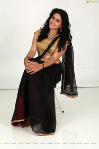 Swarna Jyothi Black Saree