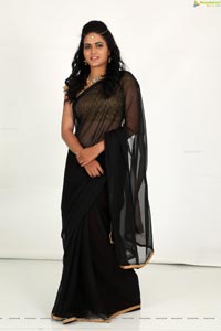 Swarna Jyothi Black Saree