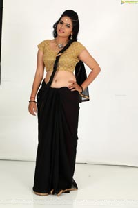 Swarna Jyothi Black Saree