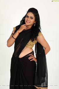 Swarna Jyothi Black Saree