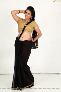 Swarna Jyothi Black Saree