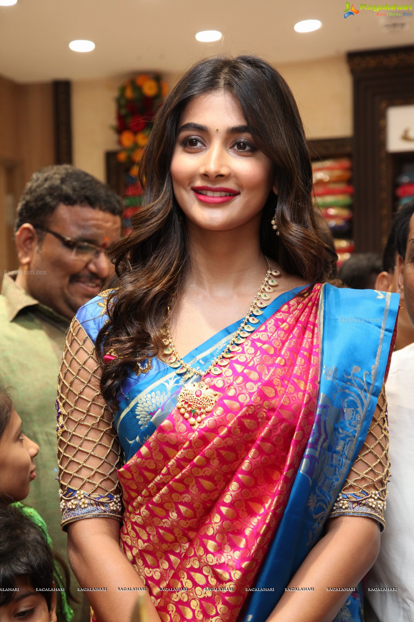 Pooja Hegde in Pattu Saree, Exclusive Photos