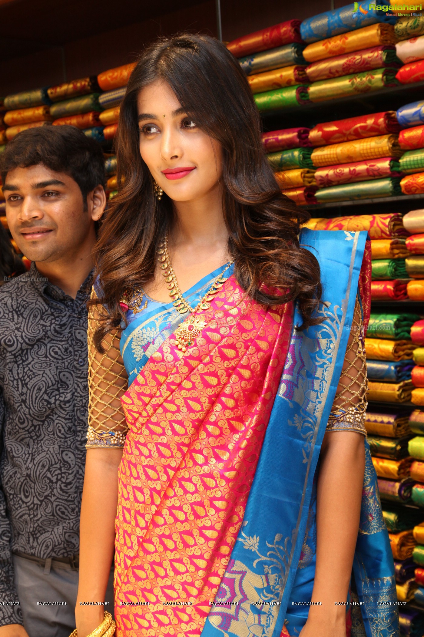 Pooja Hegde in Pattu Saree, Exclusive Photos