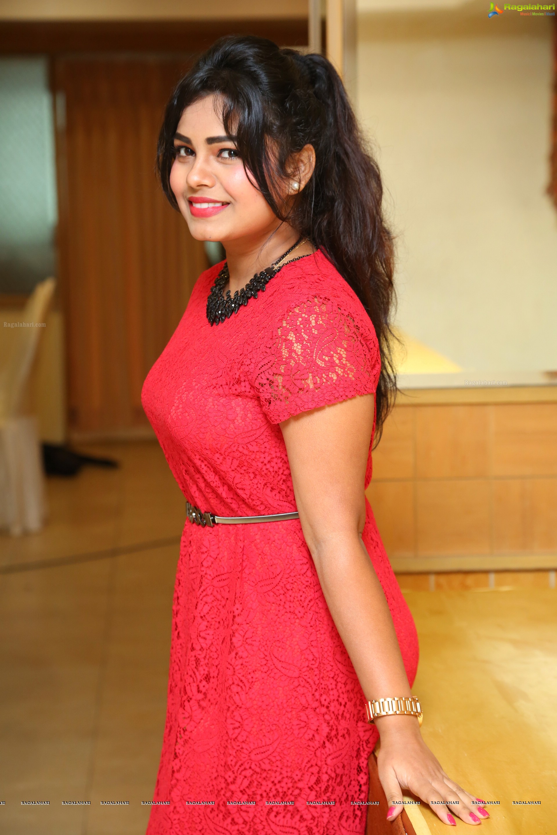 Naveena Jackson at Key Heights Infra Press Meet (High Definition)