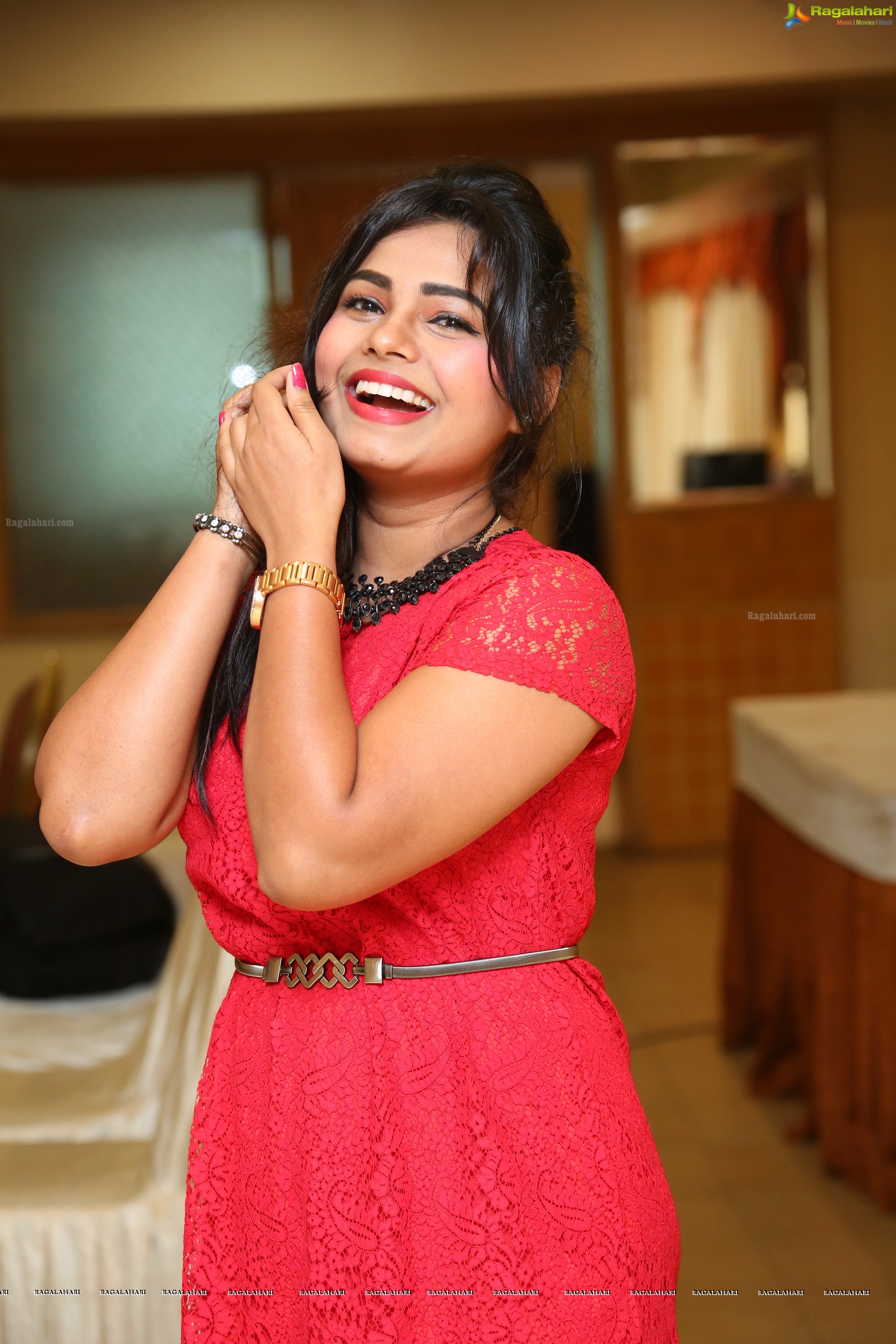 Naveena Jackson at Key Heights Infra Press Meet (High Definition)