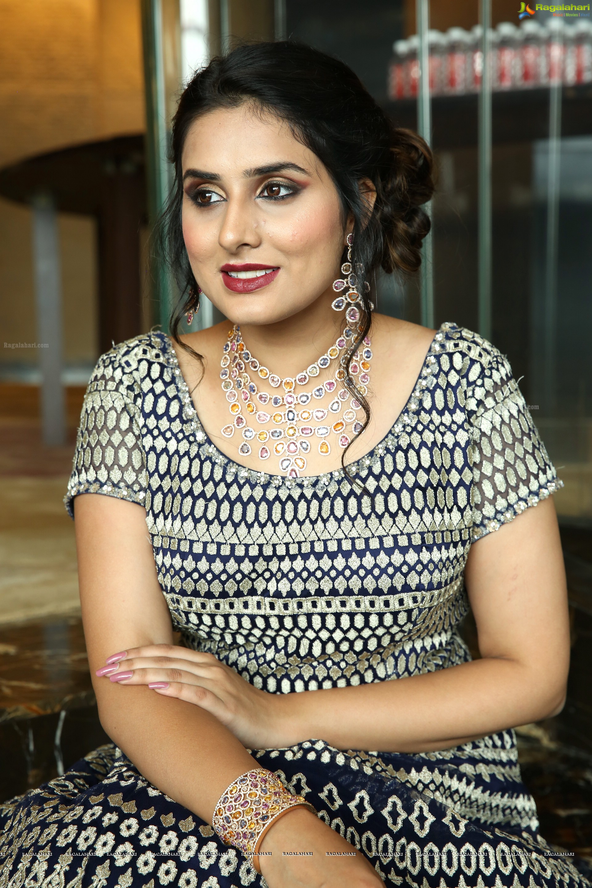 Nikitha Chaturvedi at The Statement - A Wedding Jewellery Exhibition Curtain Raiser (High Definition Photos)