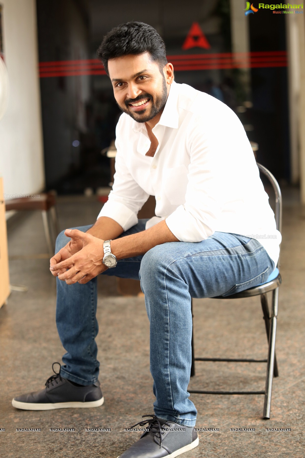 Karthi at Chinababu Interview