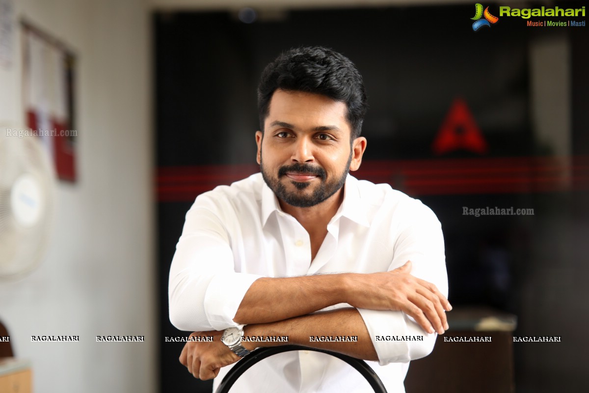 Karthi at Chinababu Interview