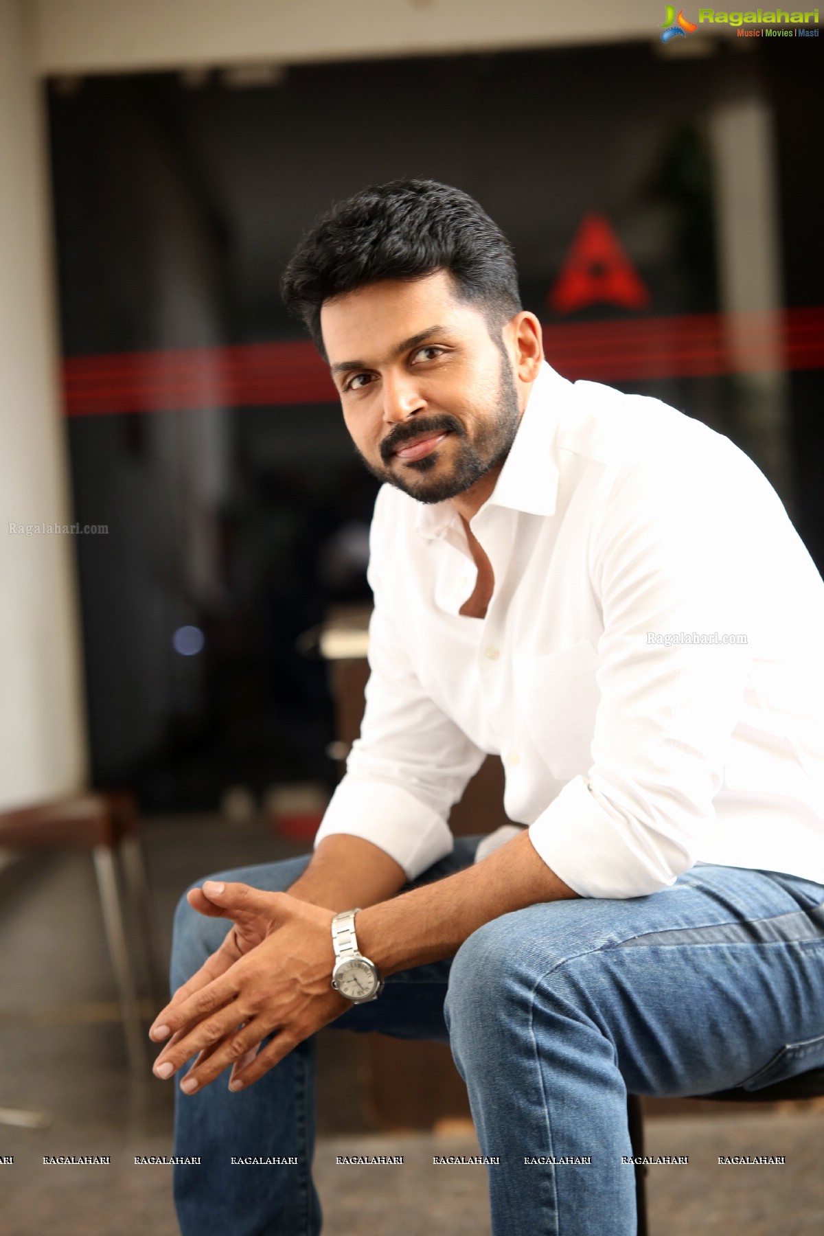 Karthi at Chinababu Interview