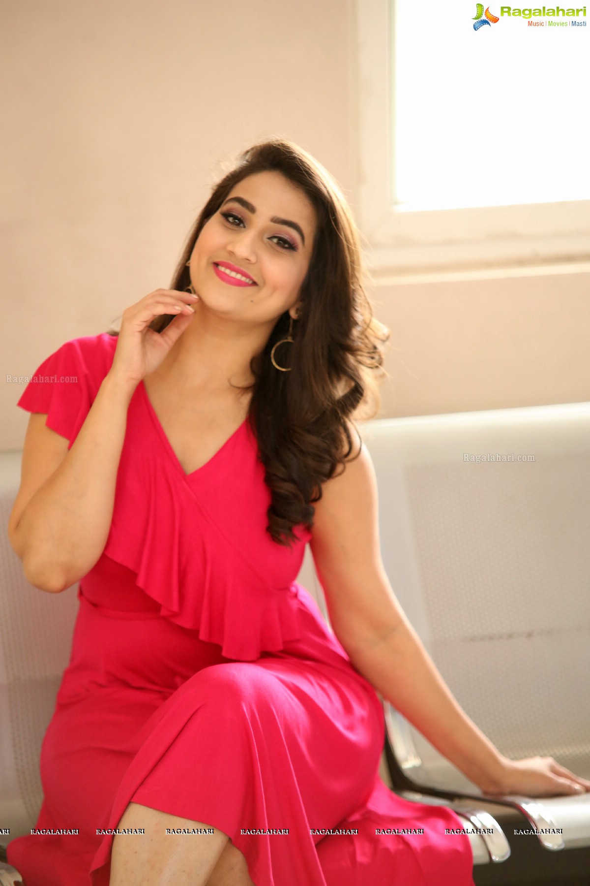 Manjusha at Saakshyam Press Meet