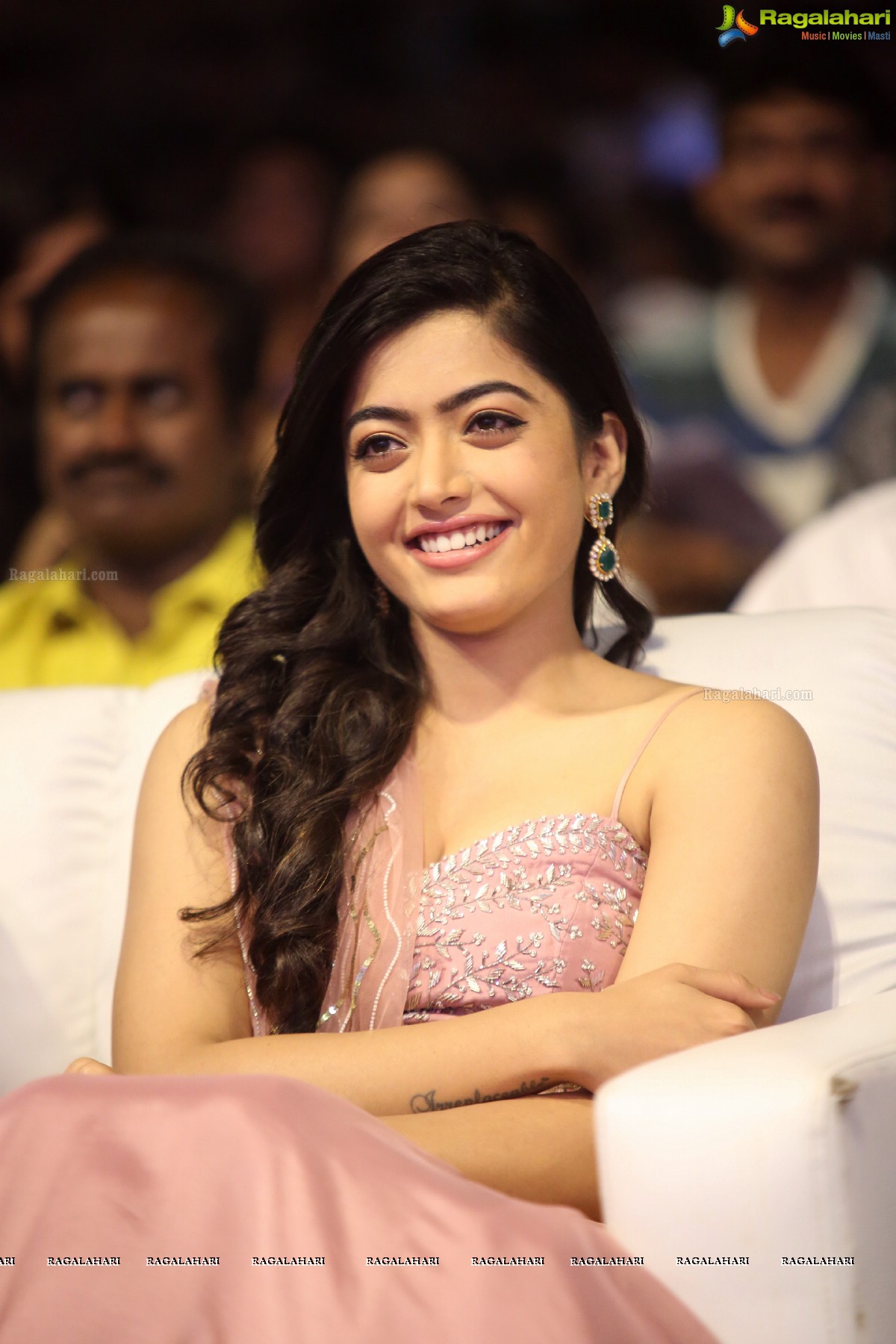 Rashmika Mandanna at Geetha Govindam Audio Release