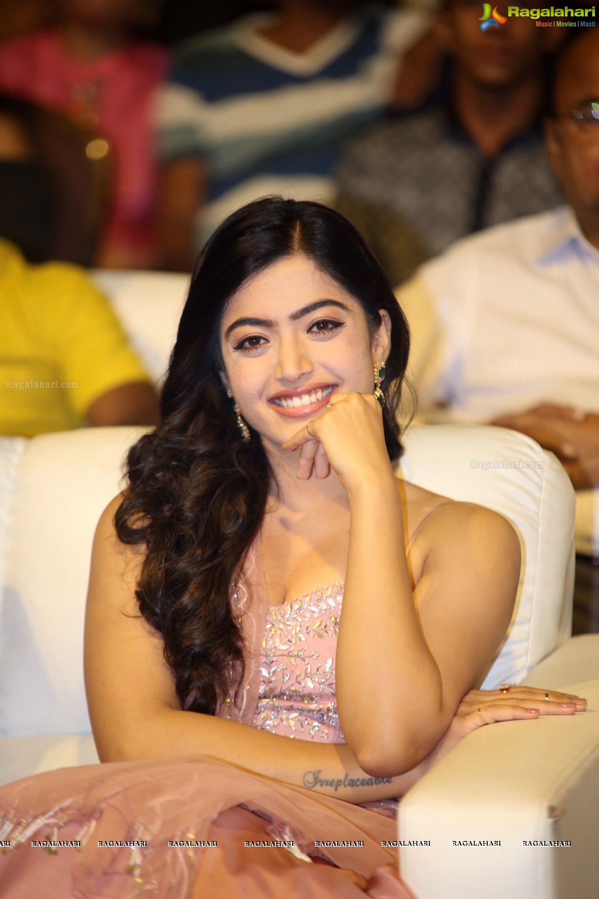 Rashmika Mandanna at Geetha Govindam Audio Release