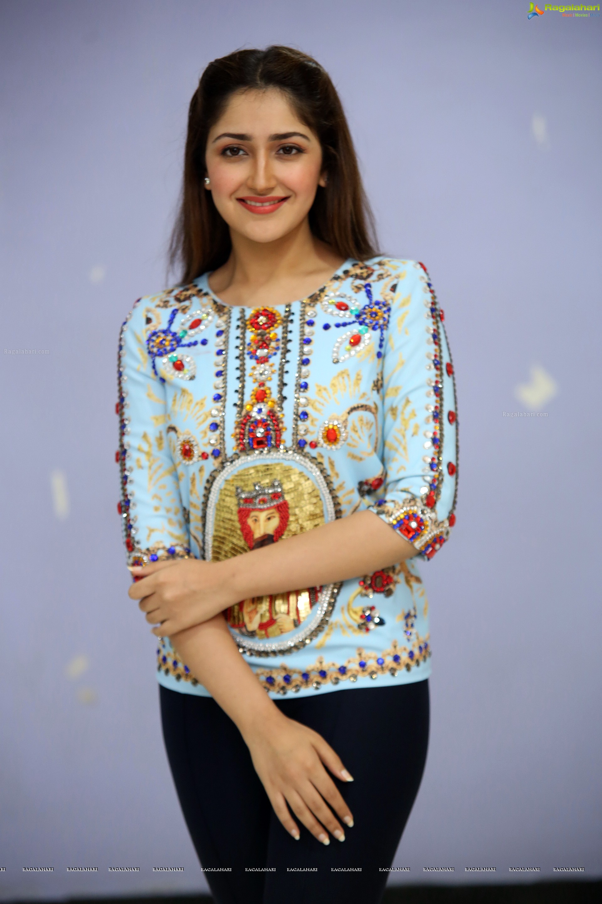 Sayesha Saigal at Chinababu Success Meet