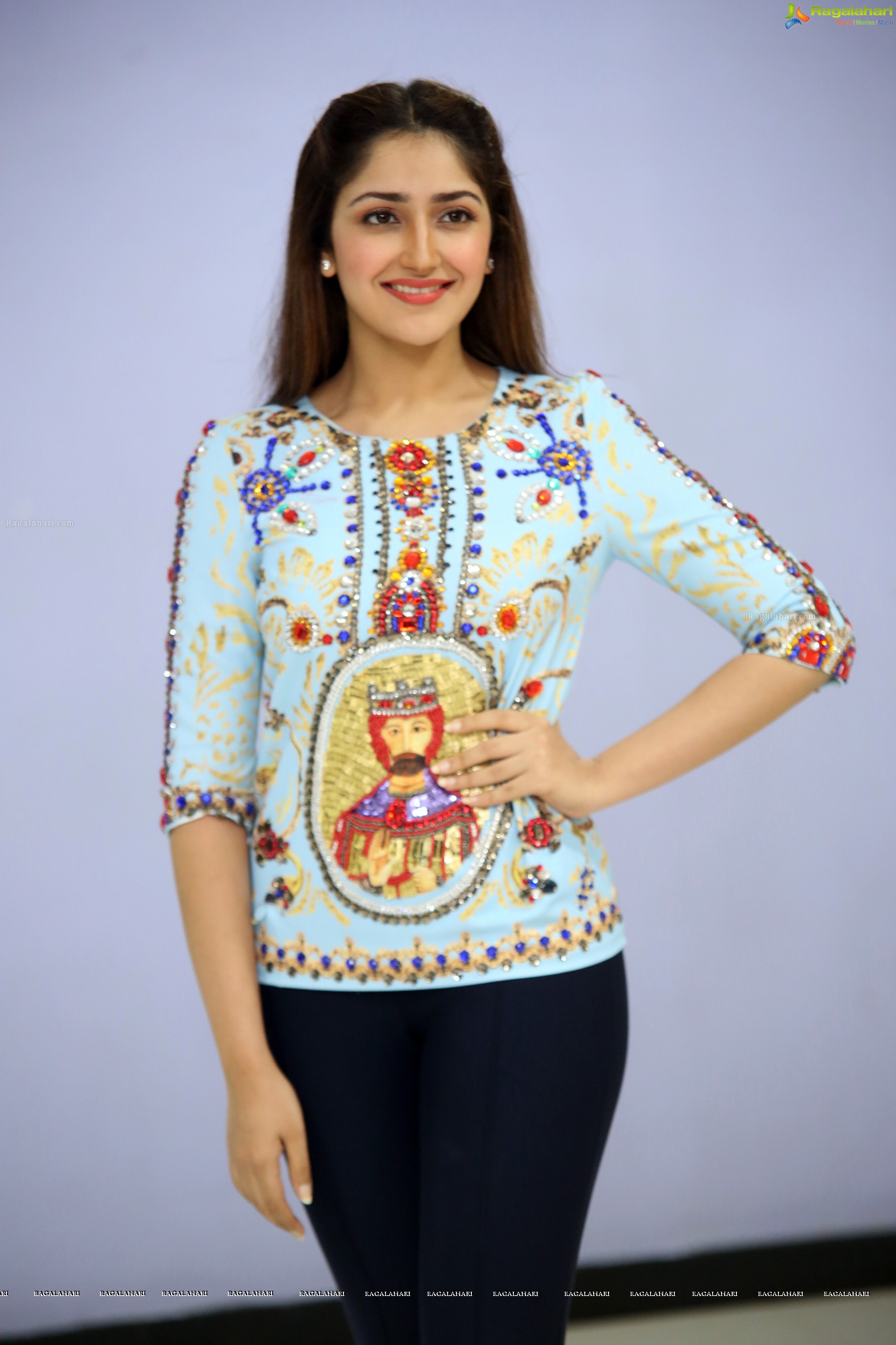 Sayesha Saigal at Chinababu Success Meet