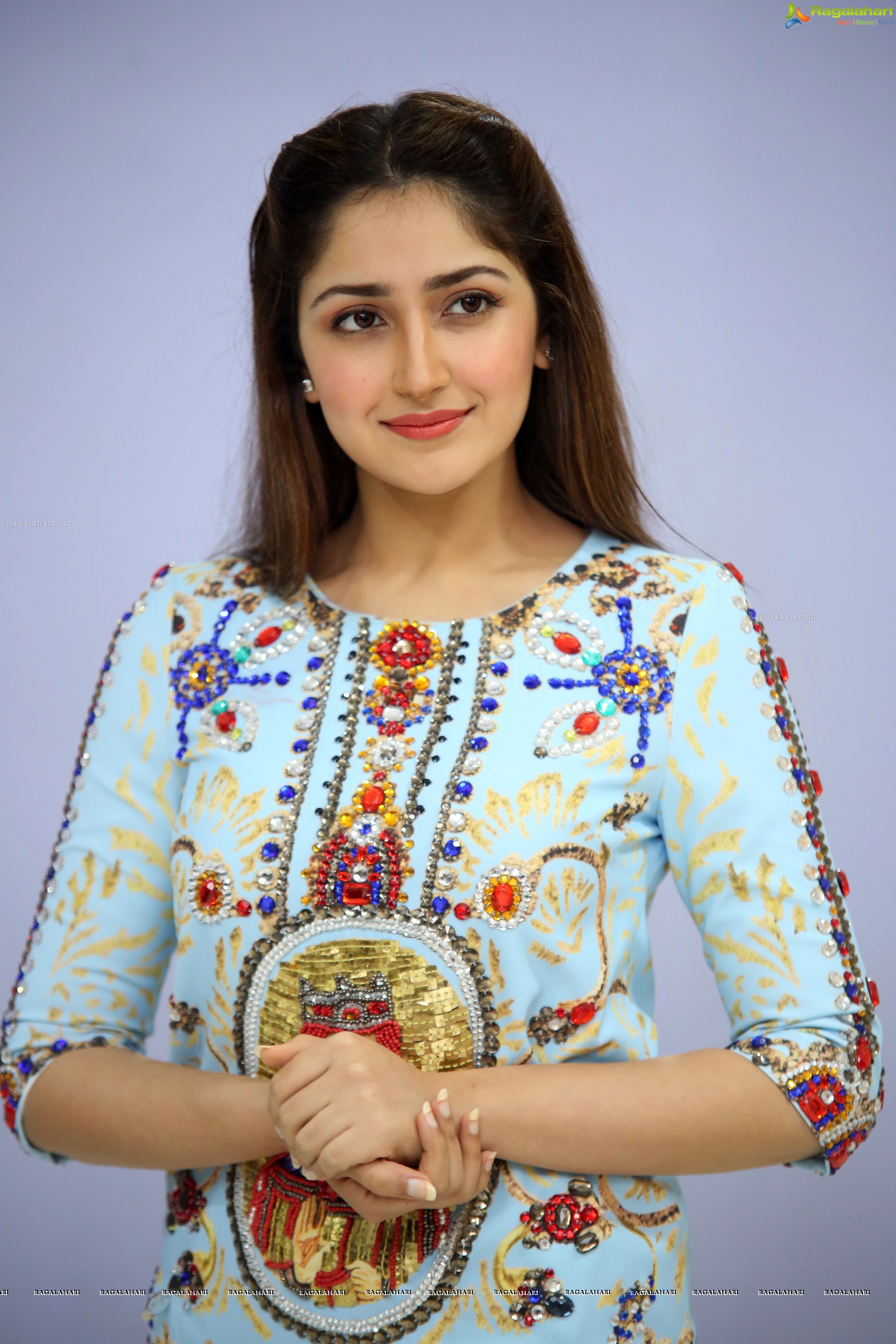 Sayesha Saigal at Chinababu Success Meet