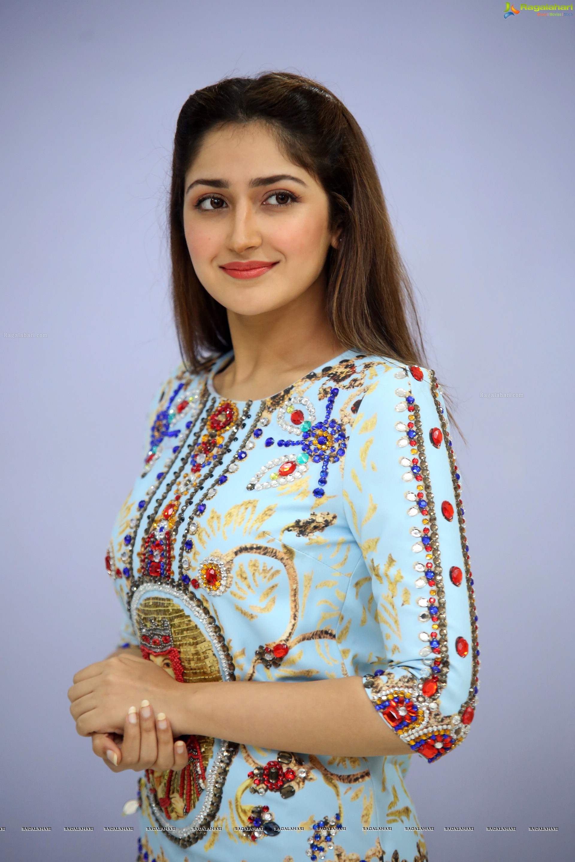 Sayesha Saigal at Chinababu Success Meet