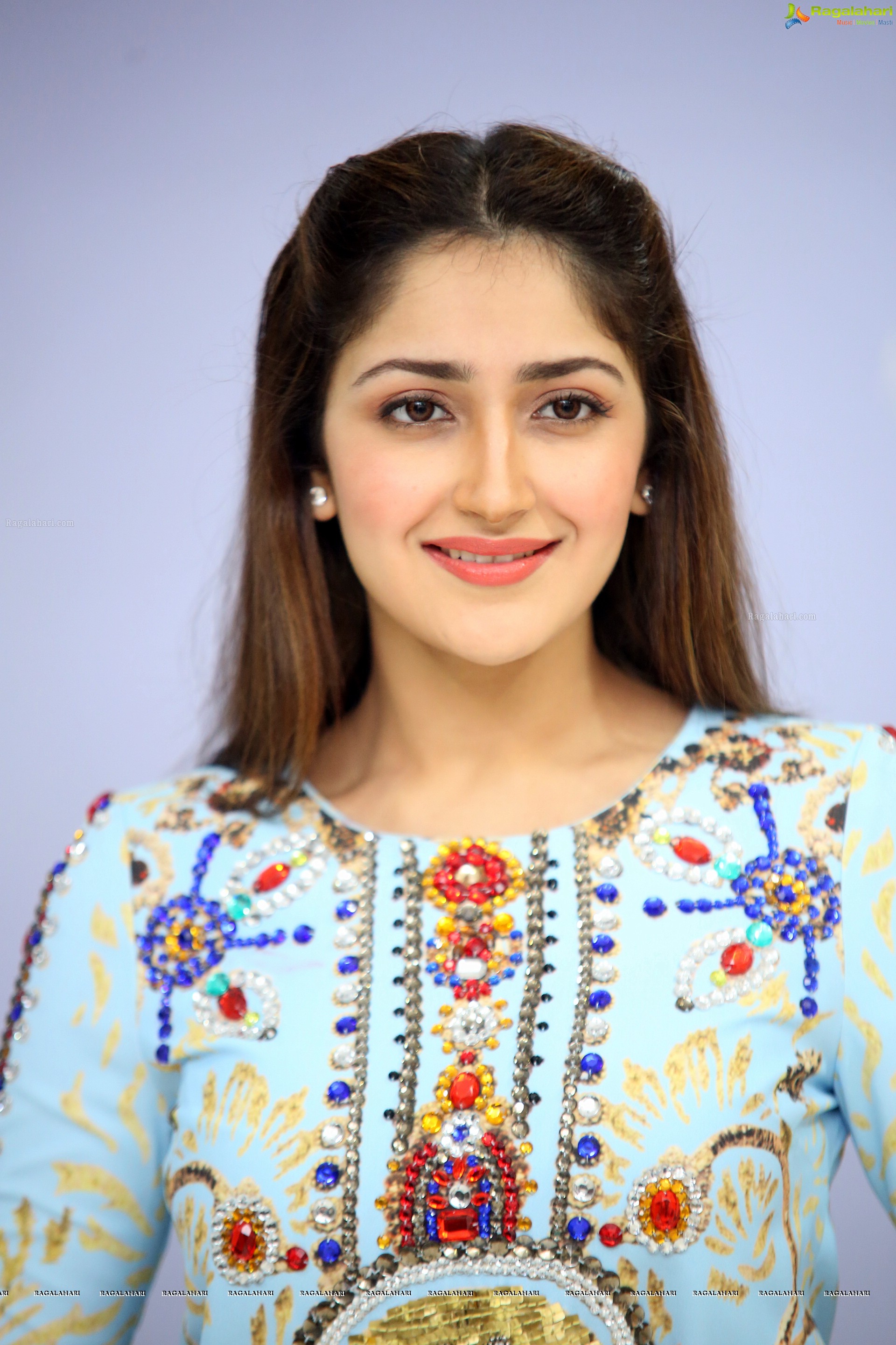 Sayesha Saigal at Chinababu Success Meet