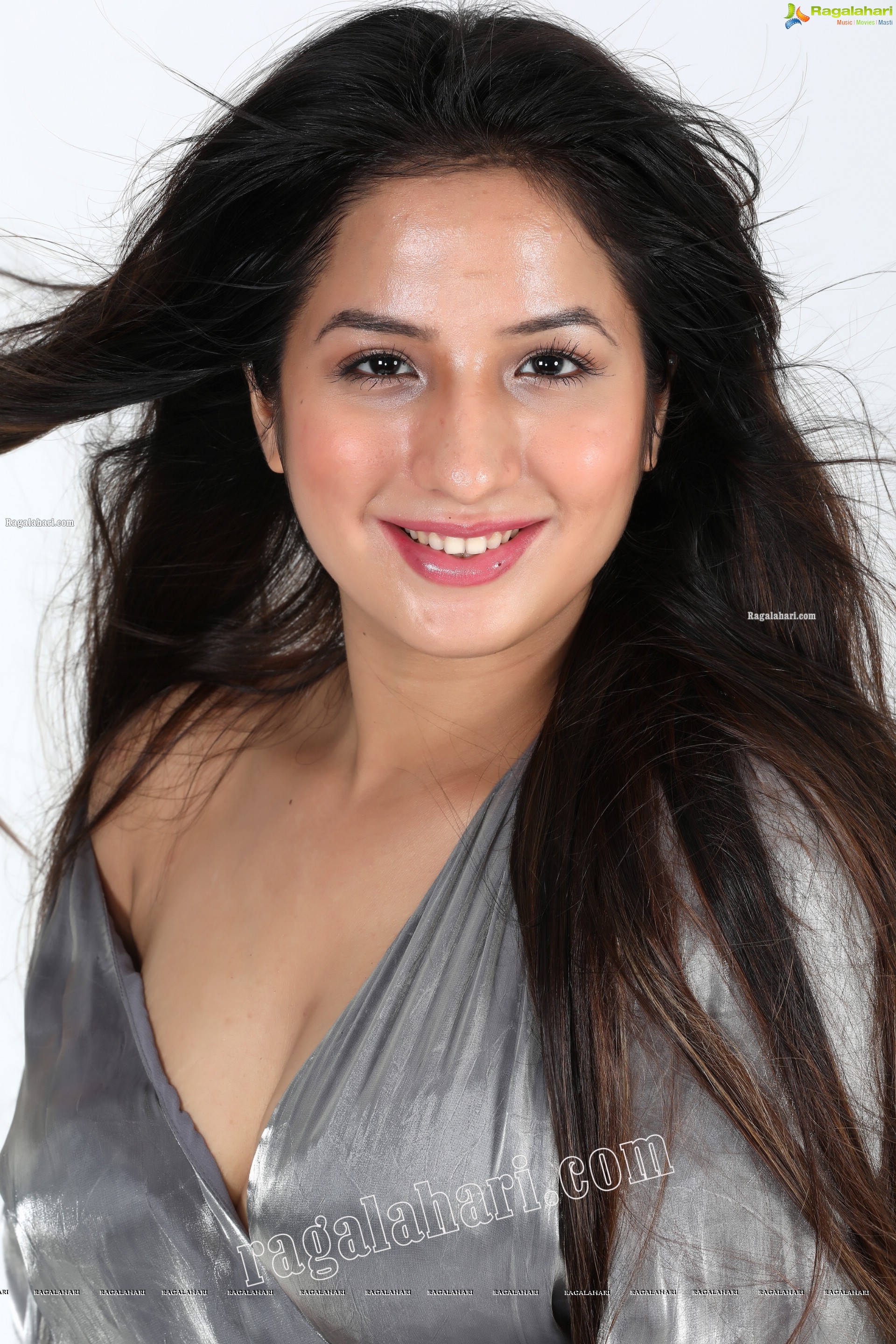 Shunaya Solanki in Silver Mini Dress Exclusive Photo Shoot