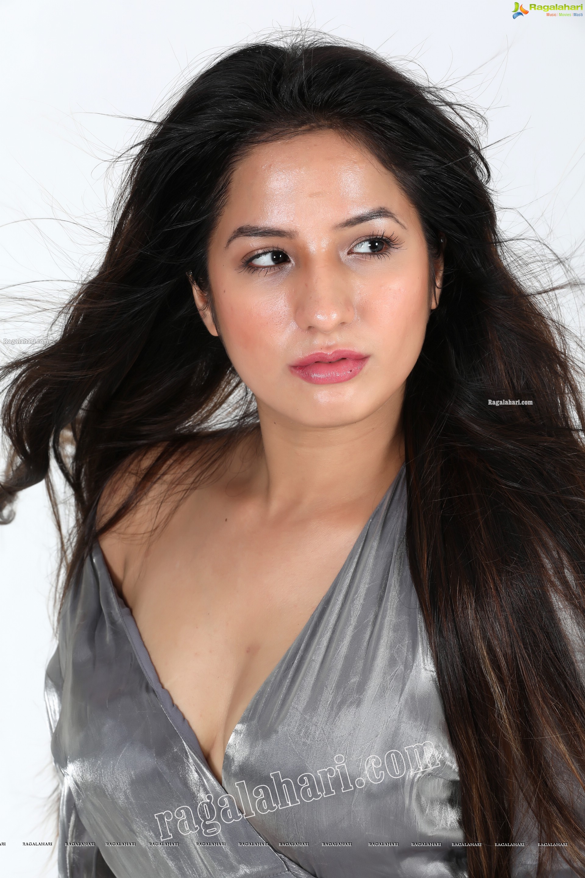 Shunaya Solanki in Silver Mini Dress Exclusive Photo Shoot