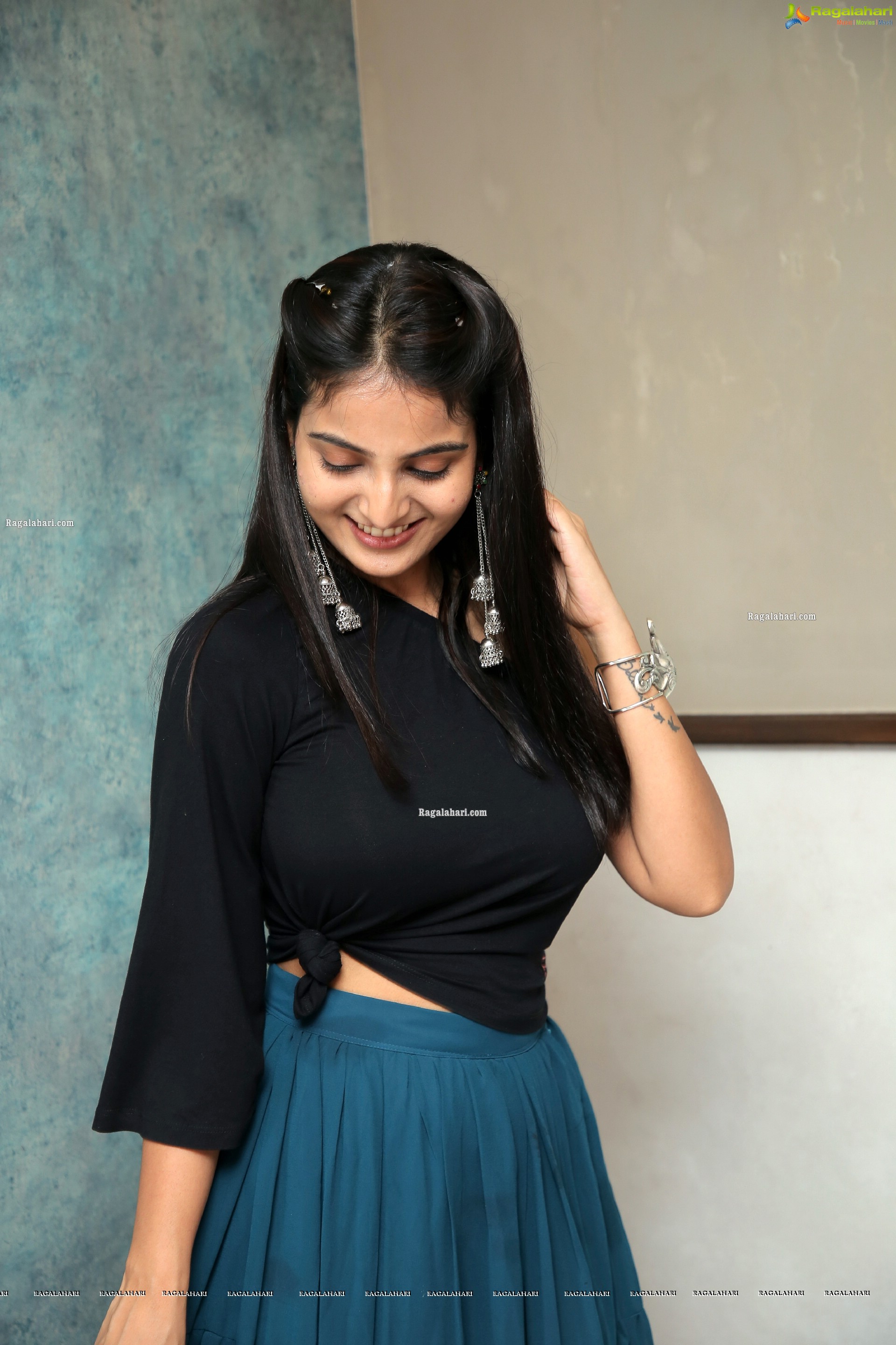 Ananya Nagalla at Barbeque Nation New Outlet Launch in Hyderabad, HD Stills