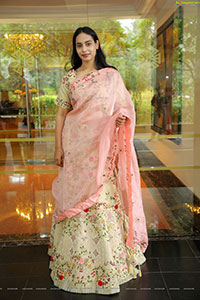 Model Farida in Designer Lehenga Choli