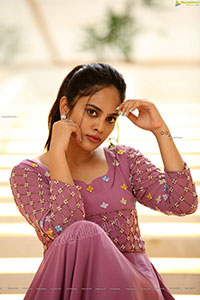 Nandita Swetha in Pink Long Dress