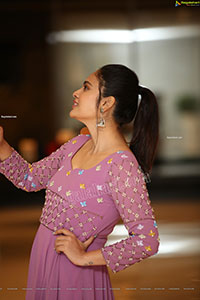 Nandita Swetha in Pink Long Dress