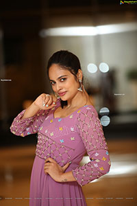 Nandita Swetha in Pink Long Dress