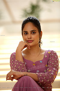 Nandita Swetha in Pink Long Dress