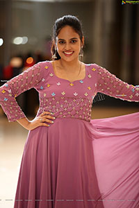 Nandita Swetha in Pink Long Dress