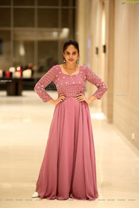 Nandita Swetha in Pink Long Dress