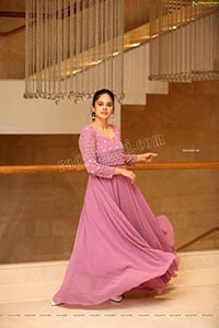 Nandita Swetha in Pink Long Dress