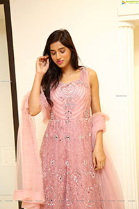 Naziya Khan in Pink Embellished Dress