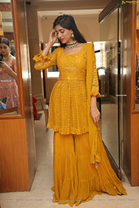 Naziya Khan in Yellow Ornate Dress