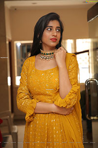 Naziya Khan in Yellow Ornate Dress