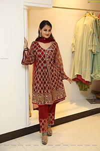 Nilofer Haidry in Red Churidar