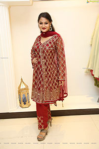 Nilofer Haidry in Red Churidar