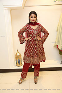 Nilofer Haidry in Red Churidar