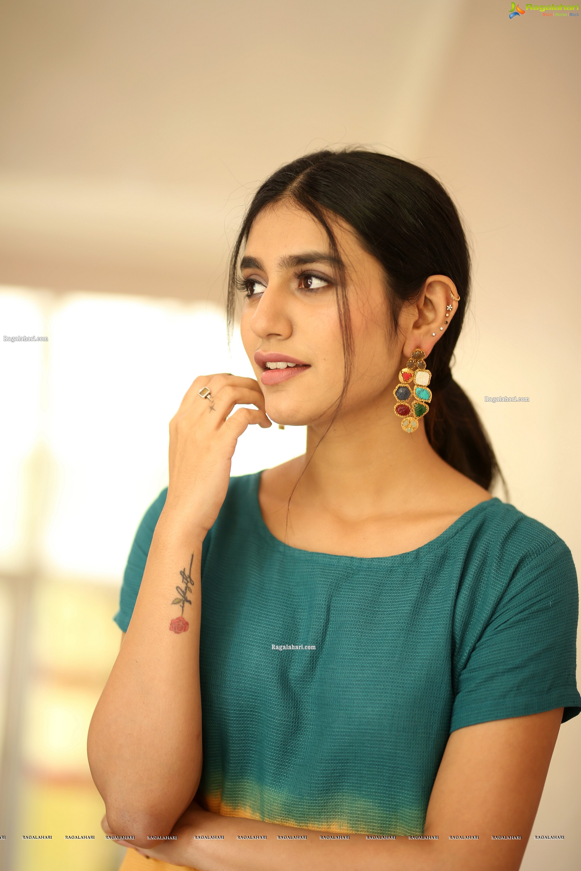 Priya Prakash Varrier at ISHQ Movie Interview, HD Photo Gallery