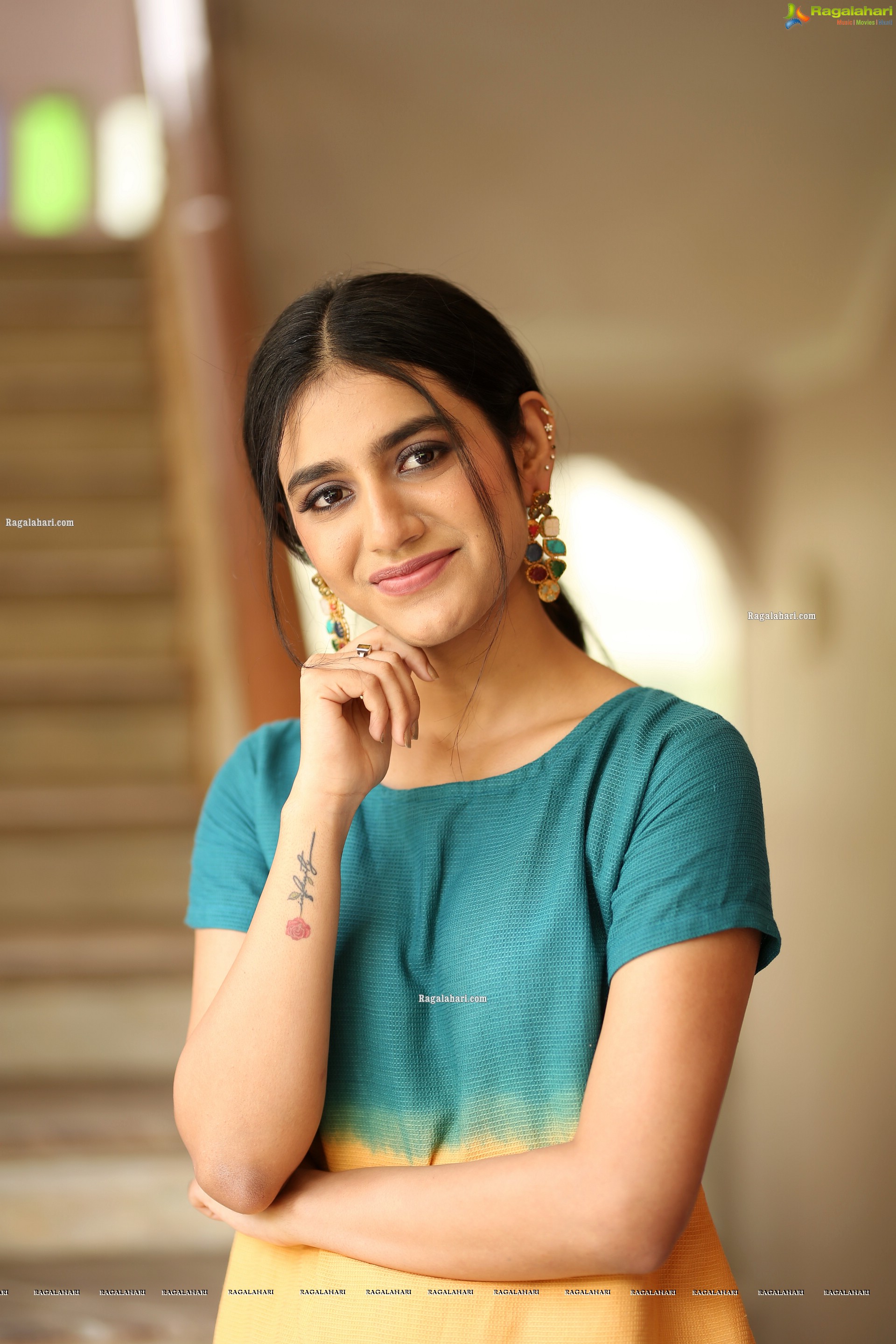 Priya Prakash Varrier at ISHQ Movie Interview, HD Photo Gallery