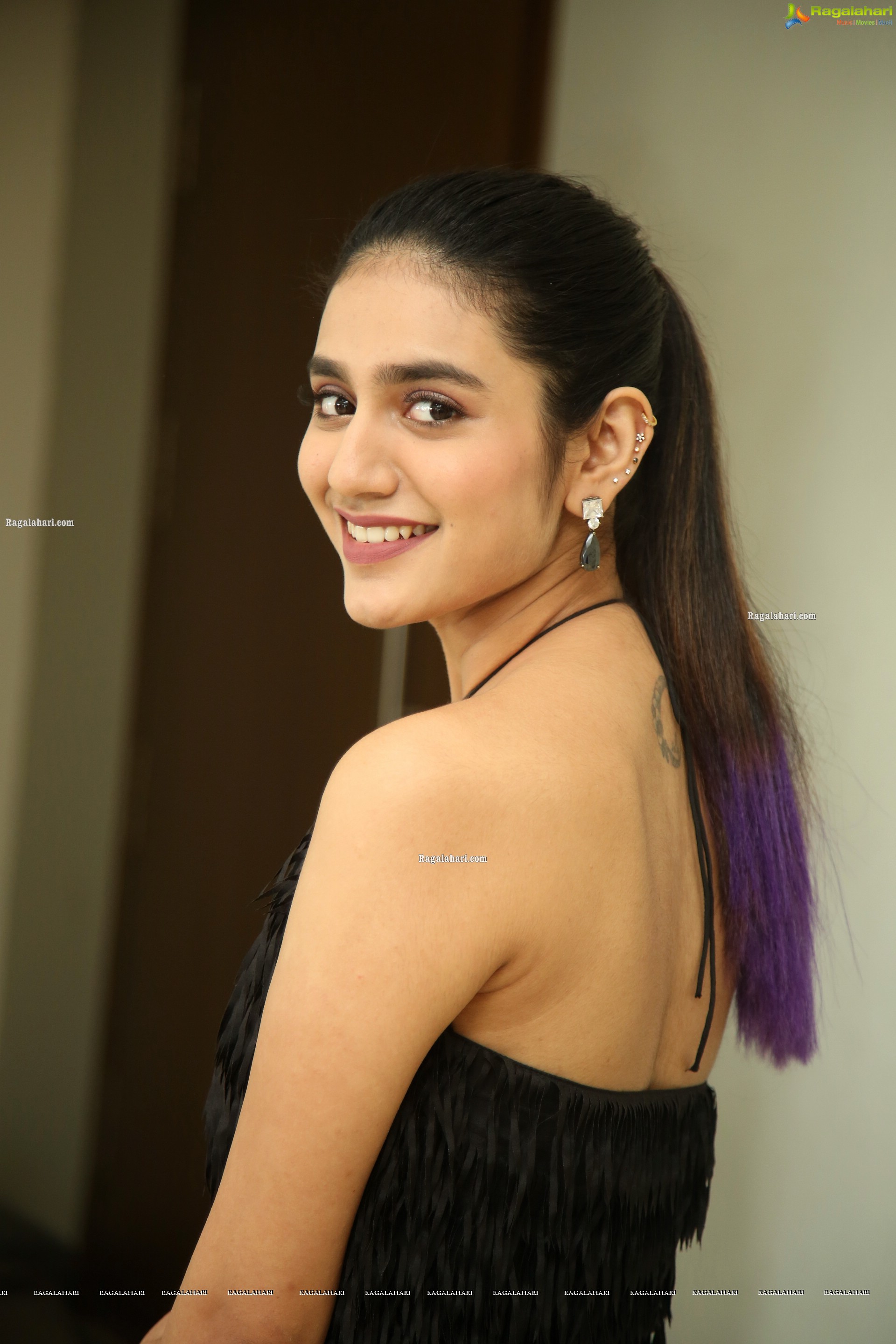 Priya Prakash Varrier at ISHQ Pre Release Press Meet, HD Photo Gallery