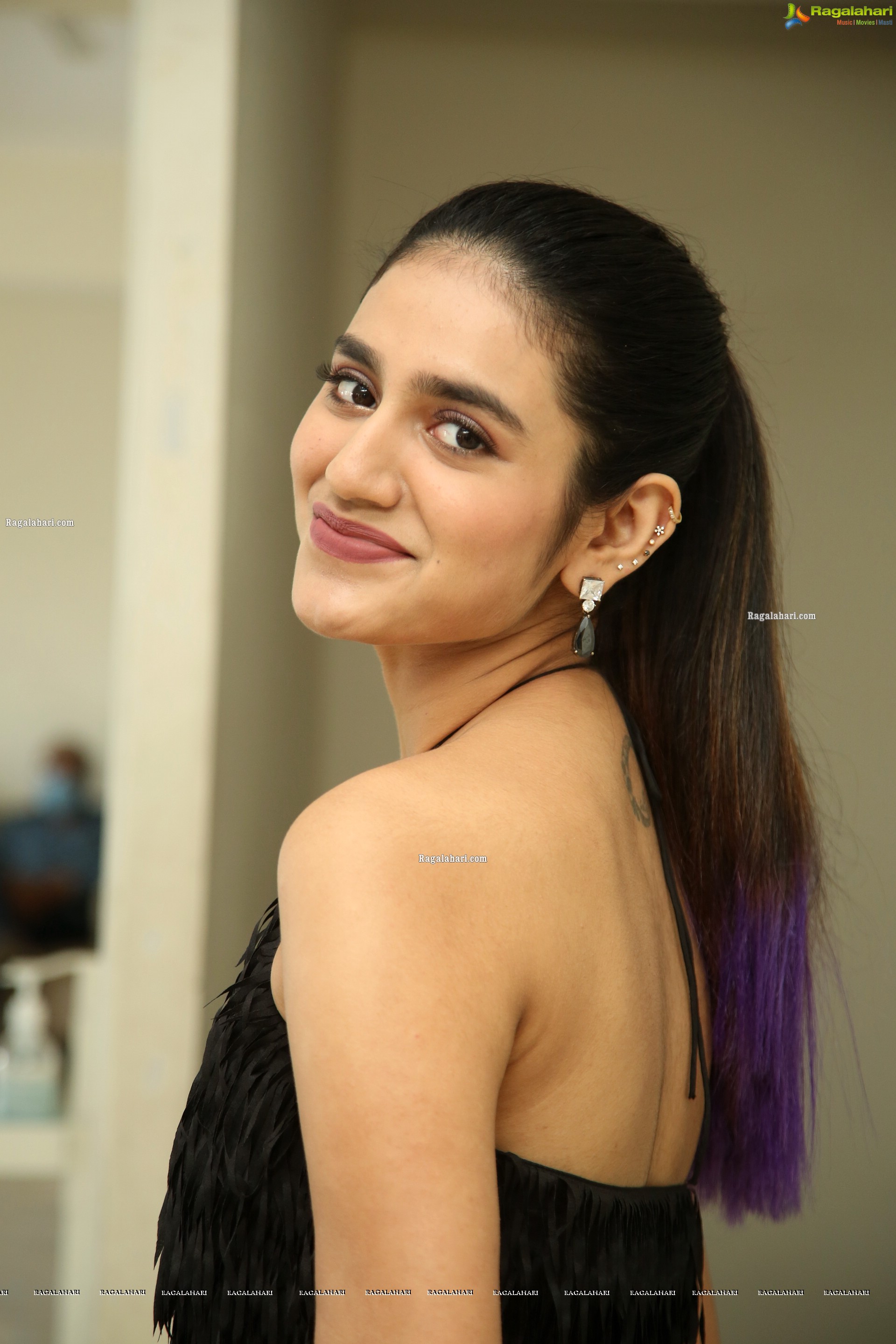 Priya Prakash Varrier at ISHQ Pre Release Press Meet, HD Photo Gallery